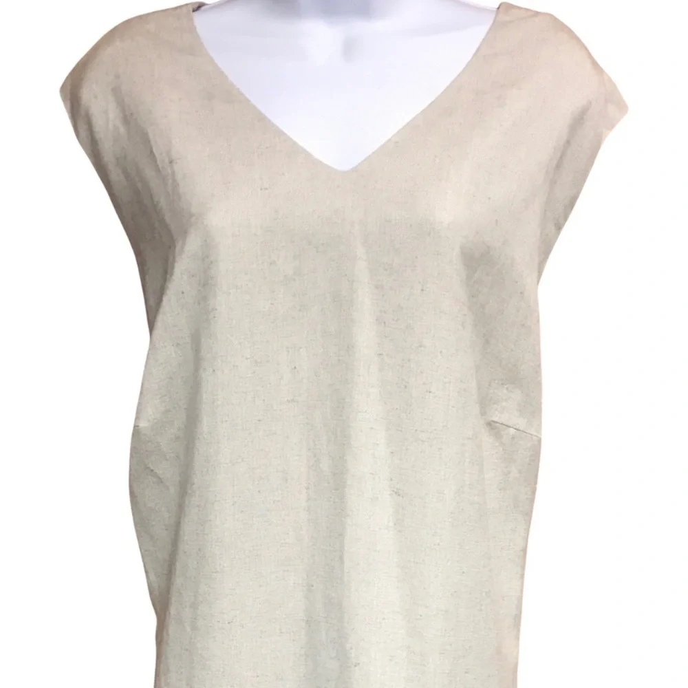 Harve Benard Linen Sleeveless Dress - Picture 1 of 4